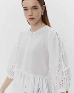 HATTIESW BLOUSE - Snow white