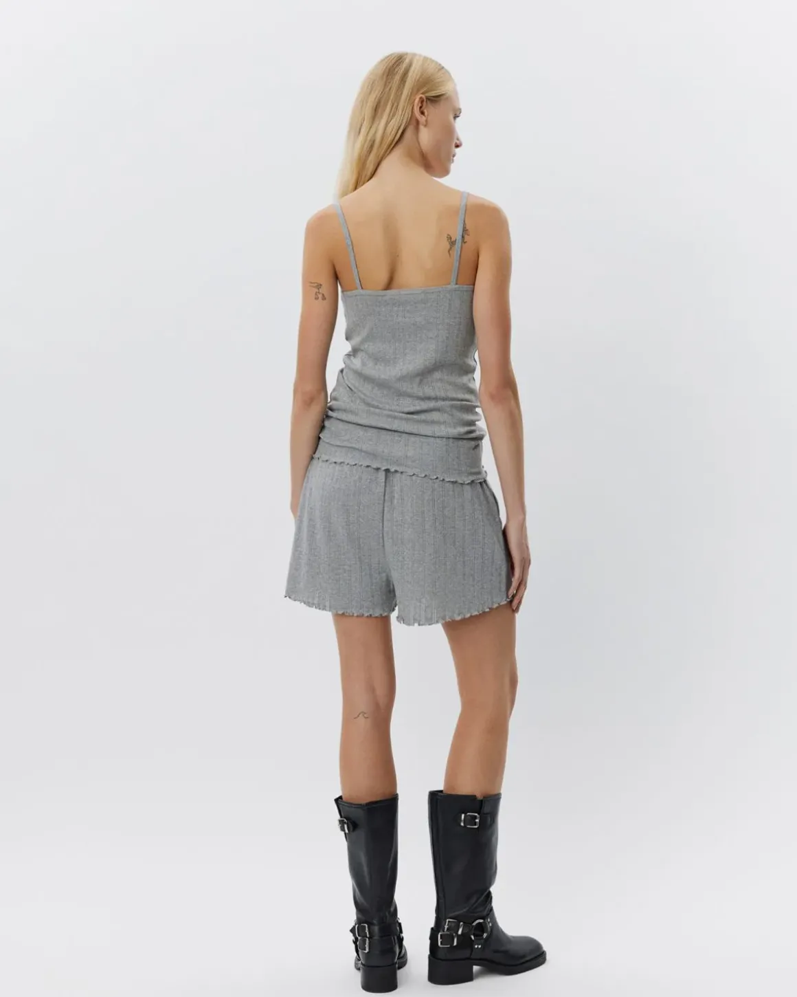 HAZELSW SHORTS - Grey mel