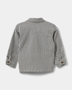 HECTORSK JACKET - Black striped