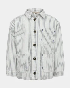 HECTORSK JACKET - Blue striped