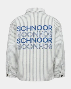 HECTORSK JACKET - Blue striped