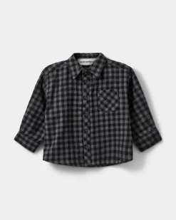 HELMUTSB SHIRT - Black checked