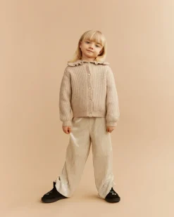 HENNYSB CARDIGAN - Ecru melange