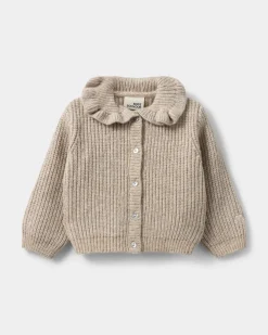 HENNYSB CARDIGAN - Ecru melange