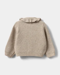 HENNYSB CARDIGAN - Ecru melange