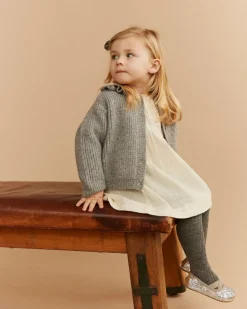 HENNYSB CARDIGAN - Grey melange