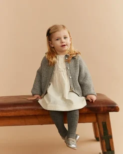 HENNYSB CARDIGAN - Grey melange