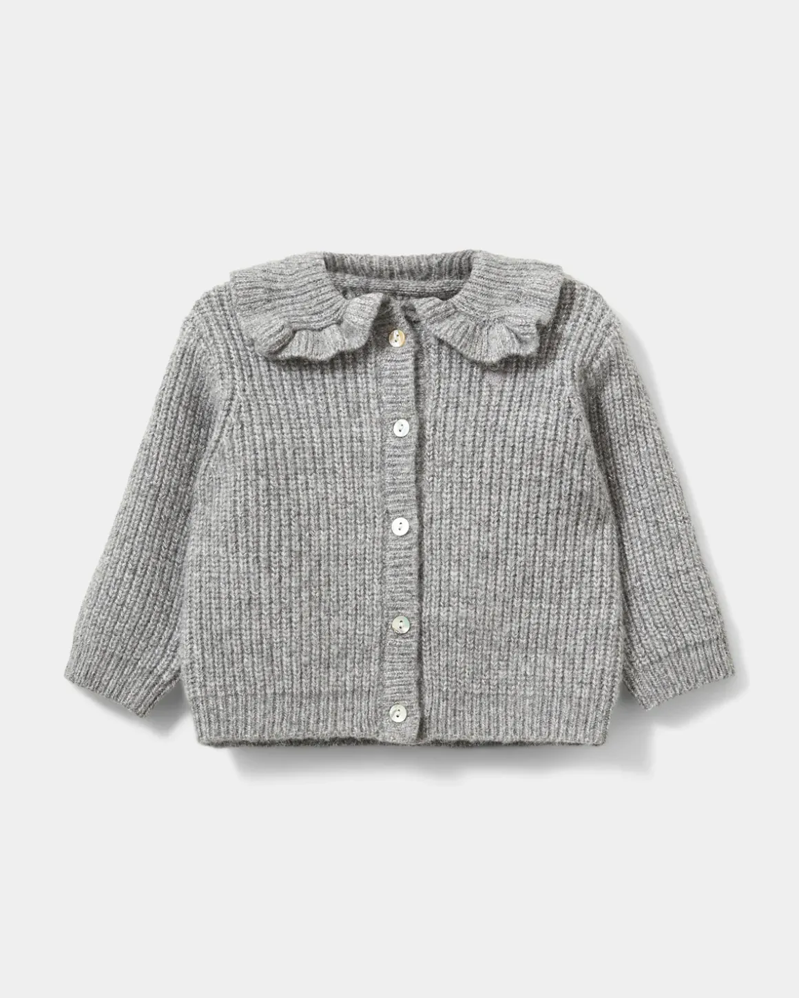 HENNYSB CARDIGAN - Grey melange