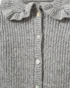 HENNYSB CARDIGAN - Grey melange