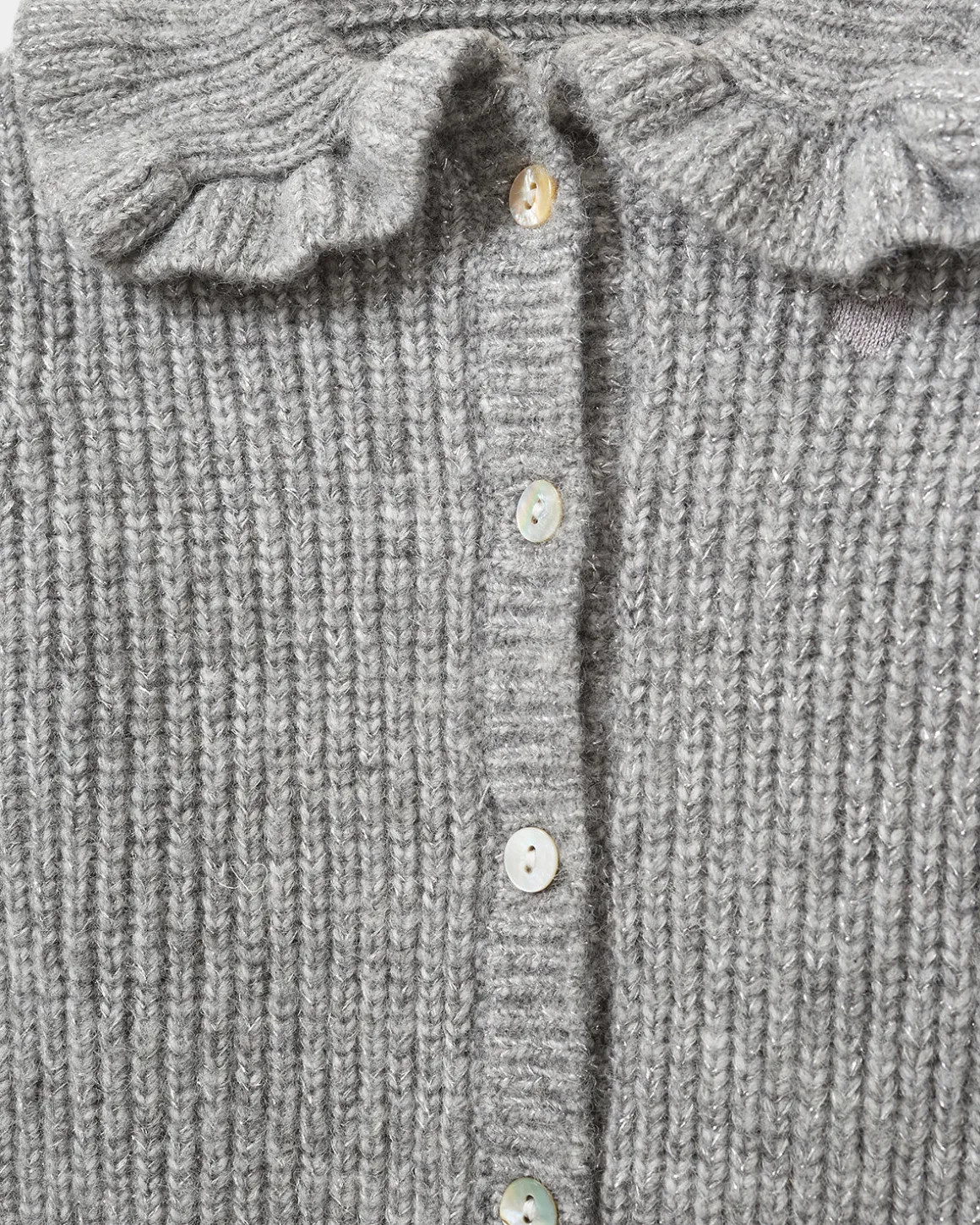 HENNYSB CARDIGAN - Grey melange