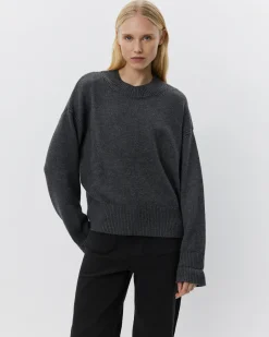HOPESW SWEATER - Dark grey