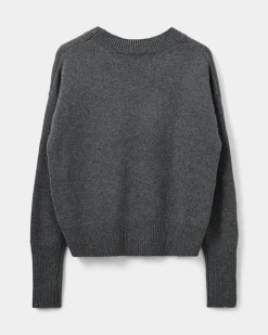 HOPESW SWEATER - Dark grey