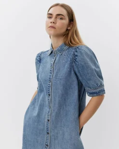 IDRISSW DRESS - Light denim blue