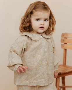 INGASB BLOUSE - Rose w Yellow