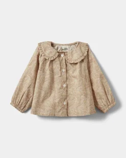 INGASB BLOUSE - Rose w Yellow