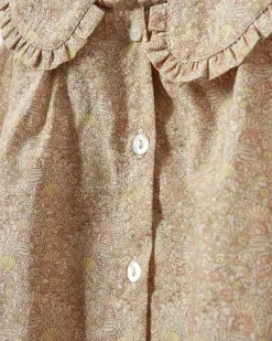 INGASB BLOUSE - Rose w Yellow