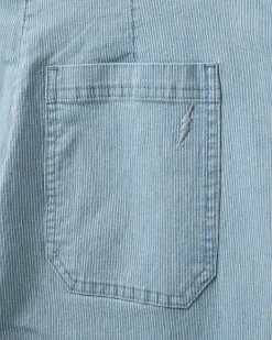 IRISHSW TROUSERS - Light Blue striped