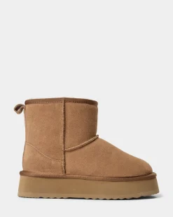 JASMINESW TEDDY BOOT - Tan