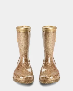 JESSICASK RUBBER BOOT W. LINING - Champagne