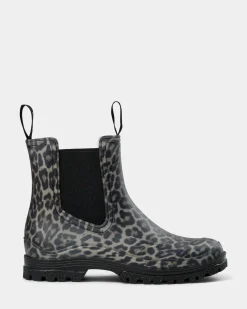 JODIESW RUBBER BOOT - Light brown leopard