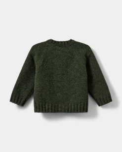 JOEYSB CARDIGAN - Green Melange