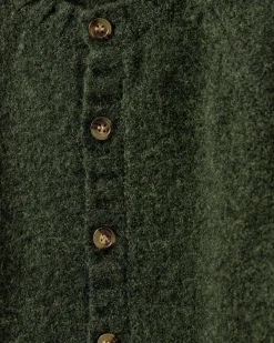 JOEYSB CARDIGAN - Green Melange
