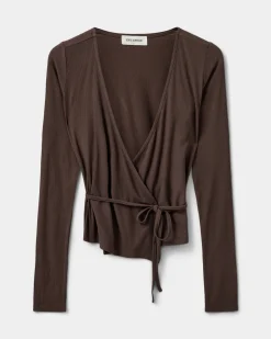 JOODYSW BLOUSE - Brown Fudge