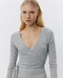 JOODYSW BLOUSE - Grey mel