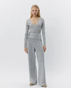 JOODYSW BLOUSE - Grey mel