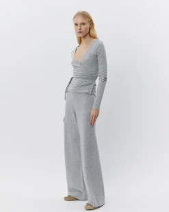 JOODYSW BLOUSE - Grey mel