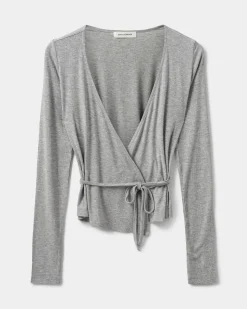 JOODYSW BLOUSE - Grey mel