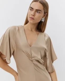JULIETSW DRESS - Camel