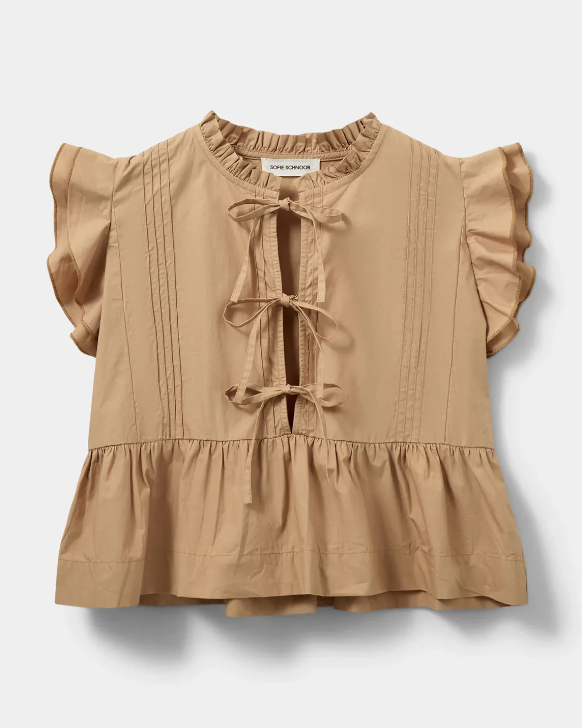 JULIETTESW TOP - Soft Brown