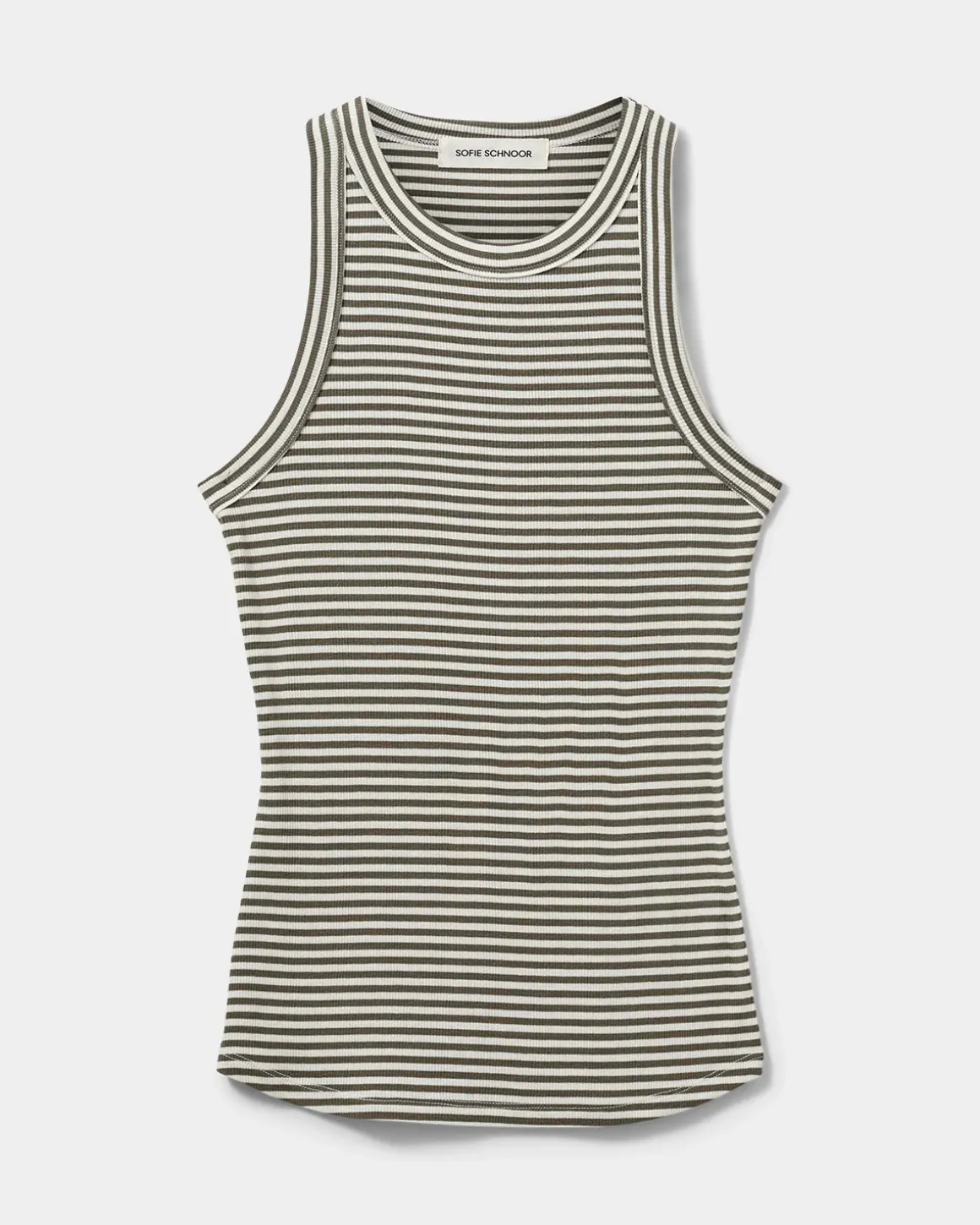 JULLIESW STRIPE TOP - Army striped