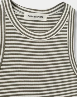 JULLIESW STRIPE TOP - Army striped