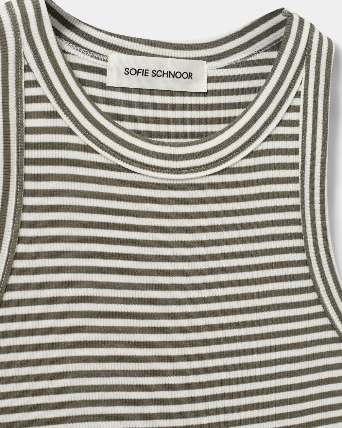 JULLIESW STRIPE TOP - Army striped