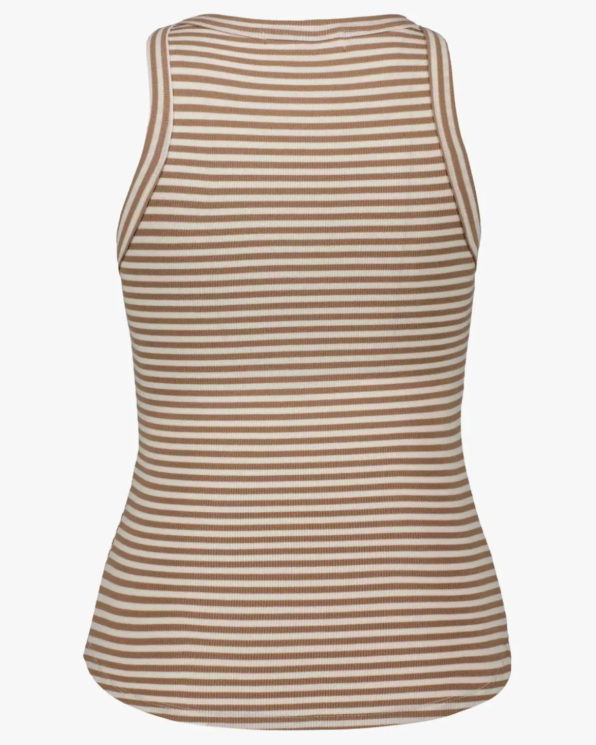JULLIESW STRIPE TOP - Beige Striped