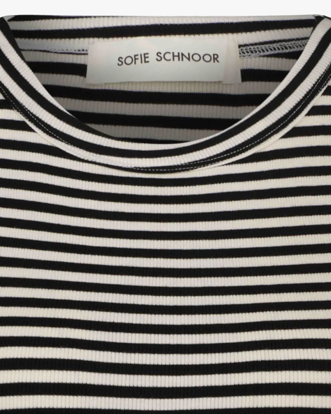 JULLIESW STRIPE TOP - Black striped