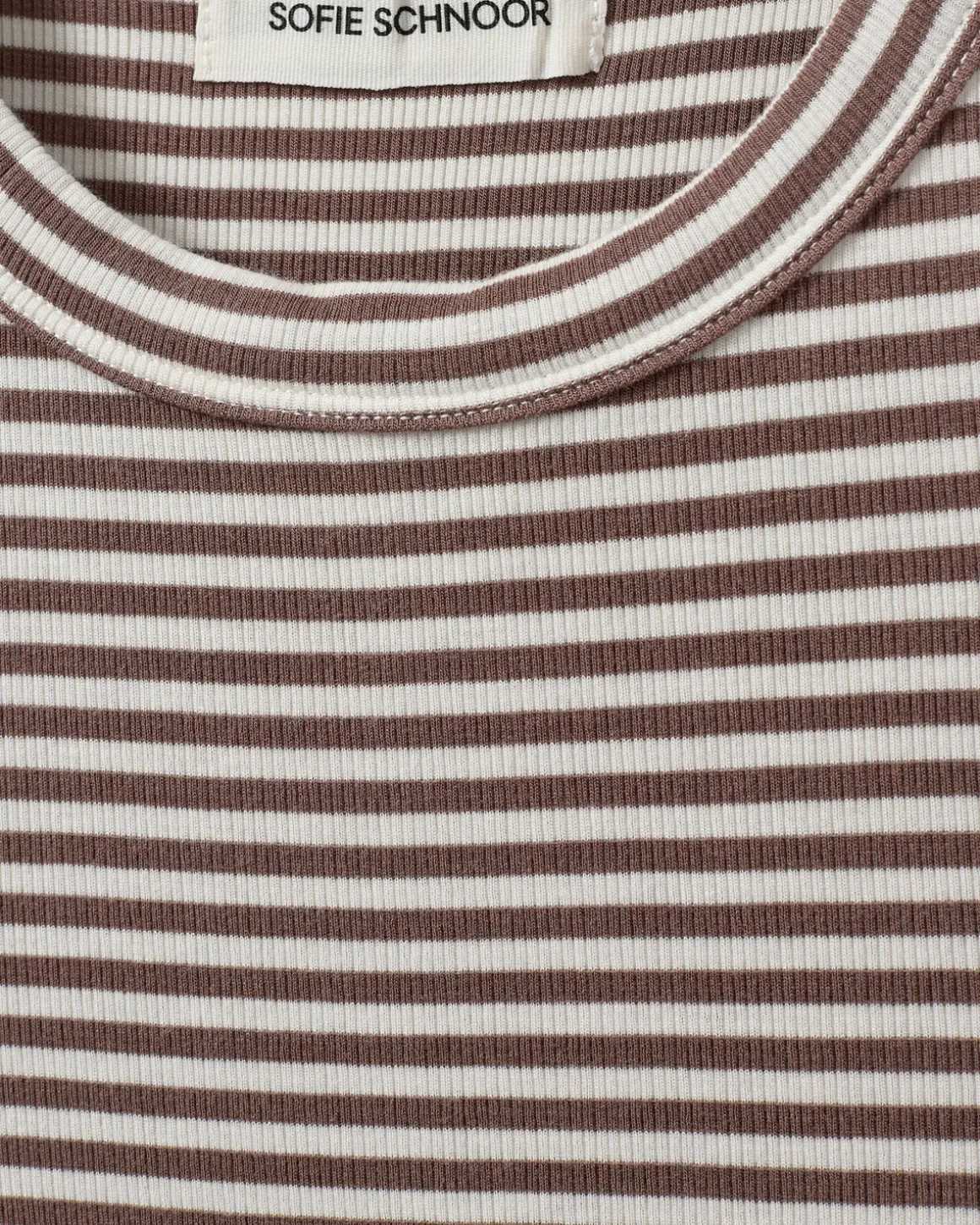 JULLIESW STRIPE TOP - Brown Striped