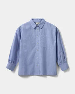 KALIASY SHIRT - Light Blue striped