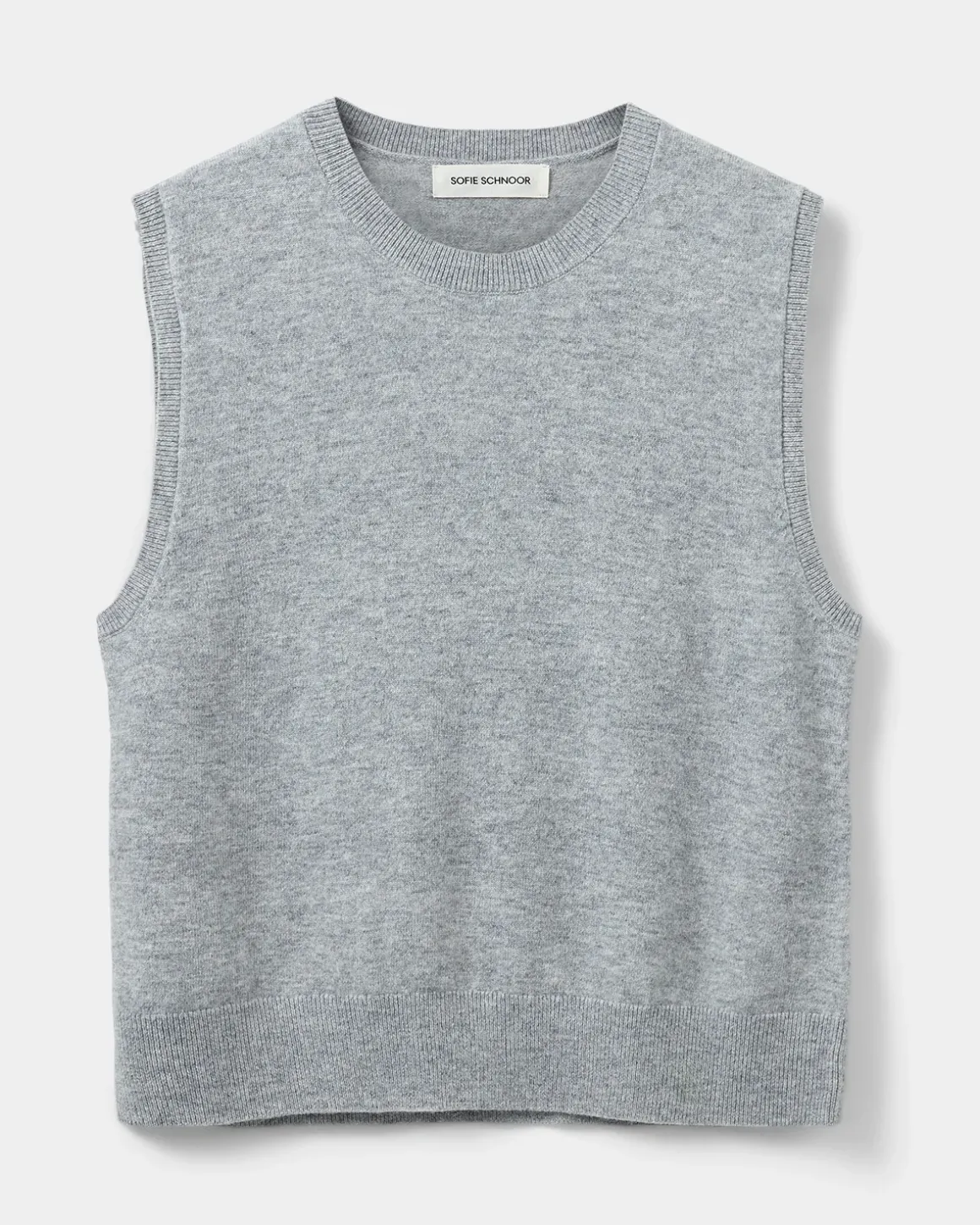 KARLISW VEST - Grey melange
