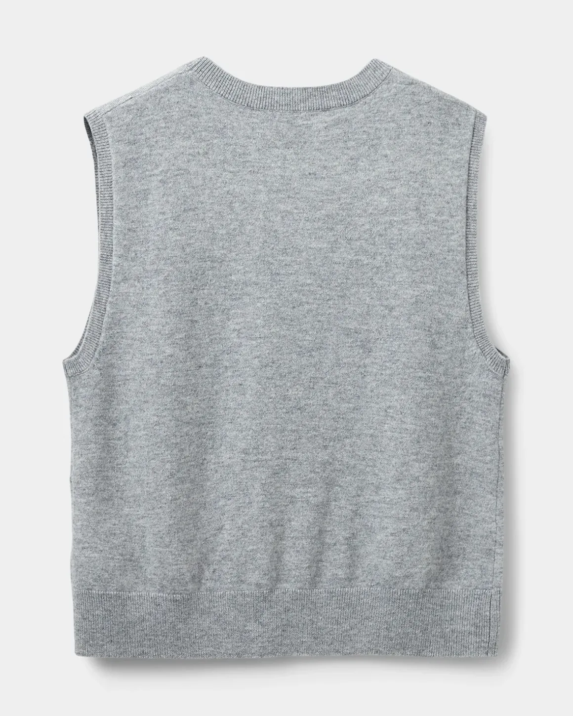 KARLISW VEST - Grey melange