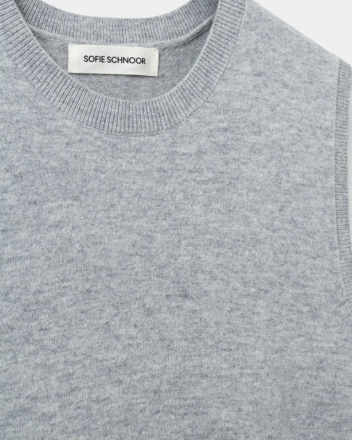 KARLISW VEST - Grey melange