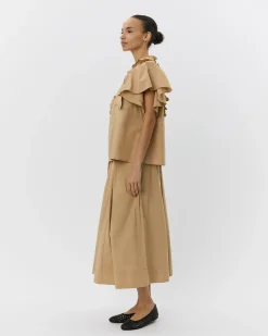 KATTIASW SKIRT - Camel