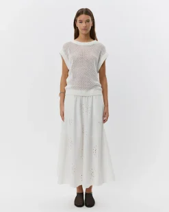 KATTIASW SKIRT - Snow white