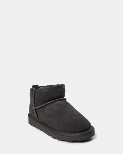 KELLIESY TEDDY BOOT - Dark grey
