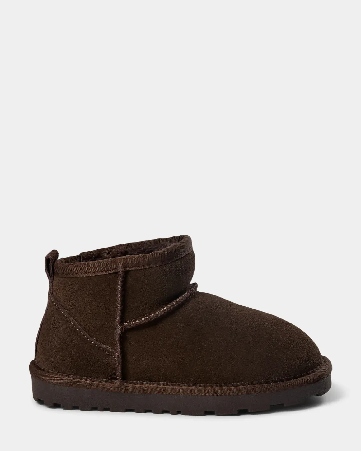 KELLIESY TEDDY BOOT - Dark brown