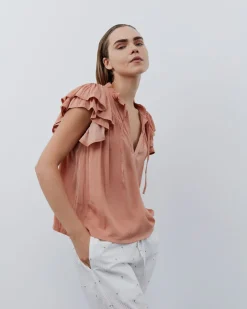 LalilaSW Top - Rosy brown