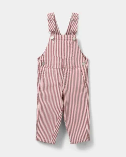 LARINSB OVERALLS - Red Striped