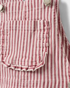 LARINSK DRESS - Red Striped